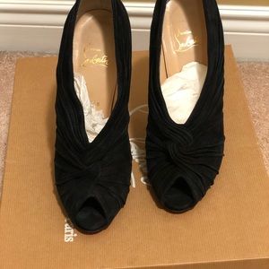 Christian Louboutin Black Suede 39